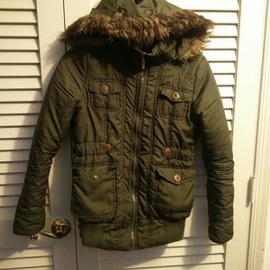 Dollhouse green Bomber Jacket