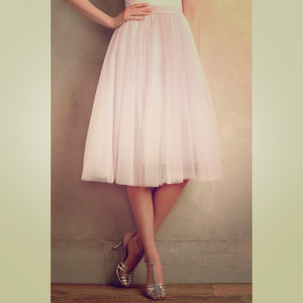 Bailey44 Lilac Tulle Midi Skirt XS