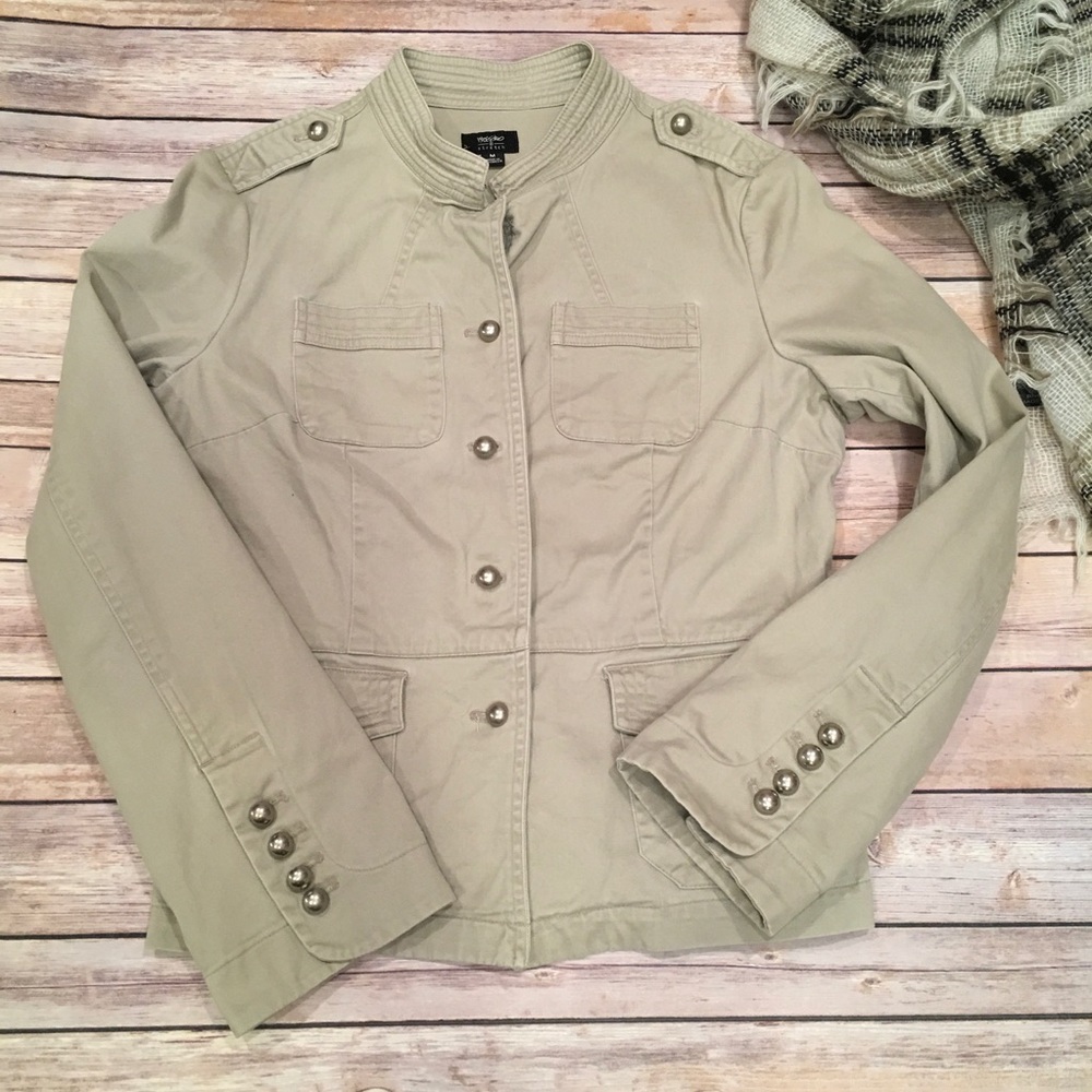 Mossimo Tan Military Jacket Medium