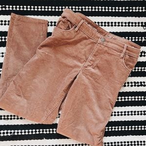 Pink corduroy pants