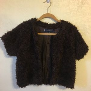 Anne Klein Medium Fuzzy Vest