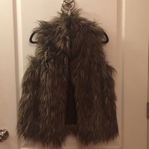Faux Fur Sleeveless Vest