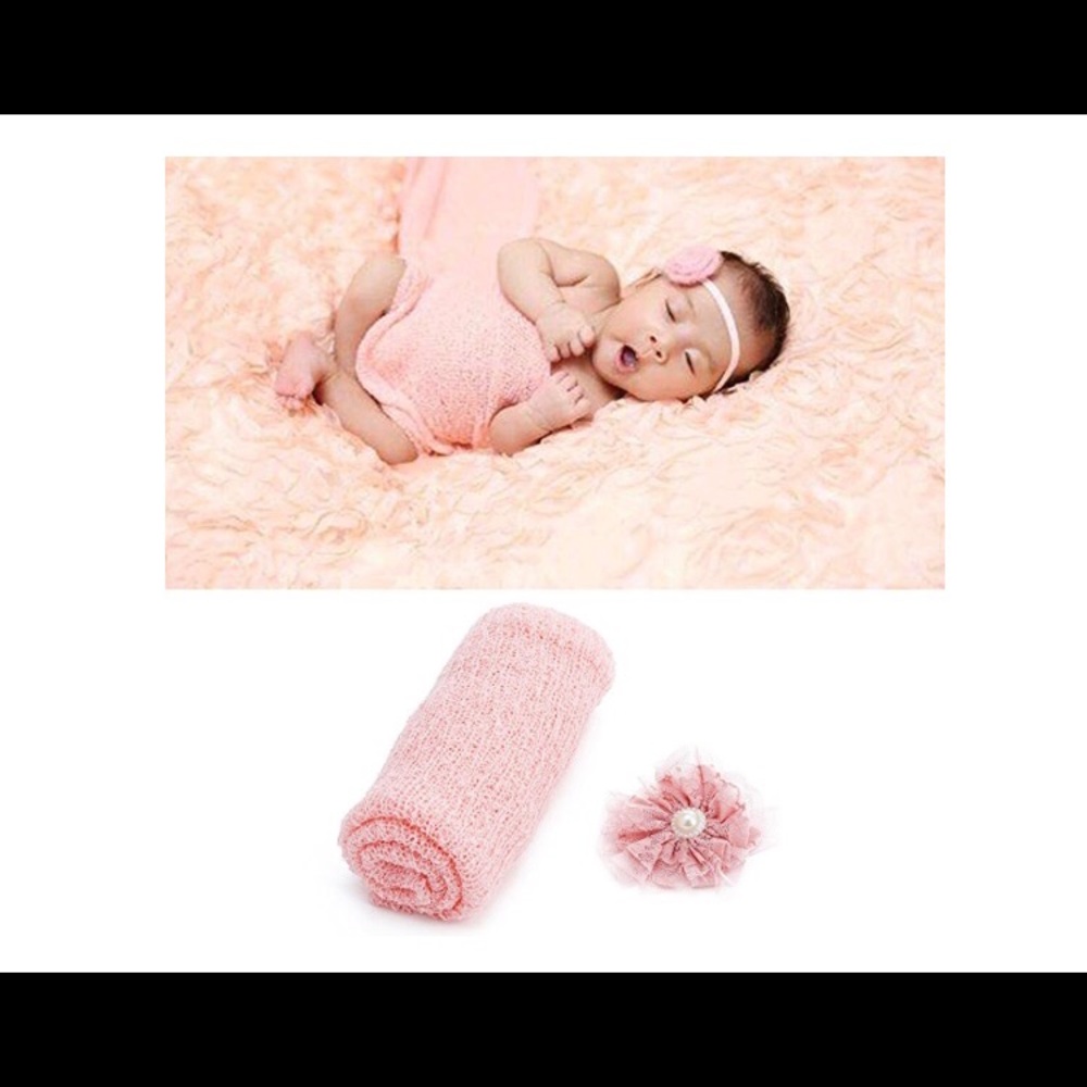 Pink Baby Swaddle Set
