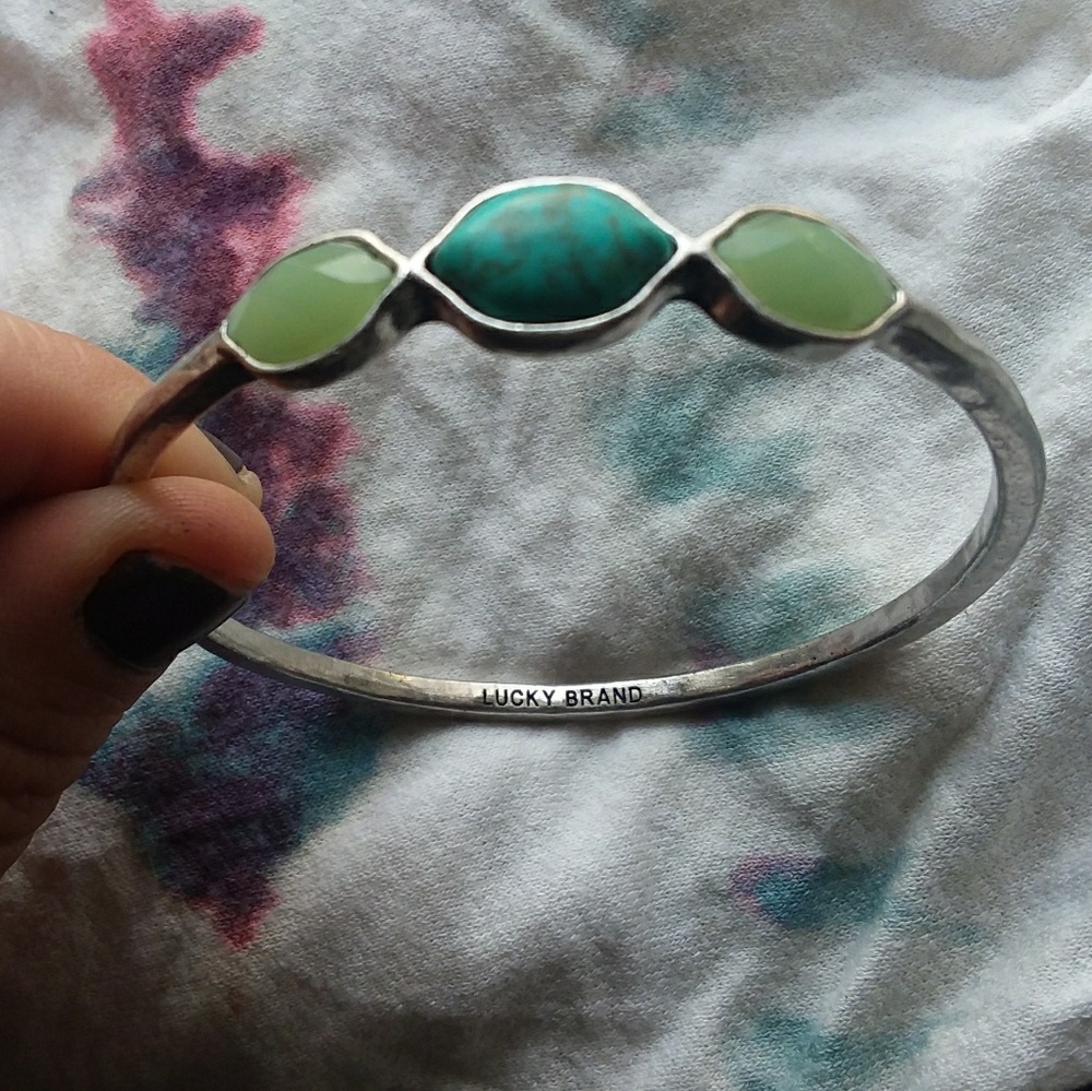 Lucky Brand silver bangle
