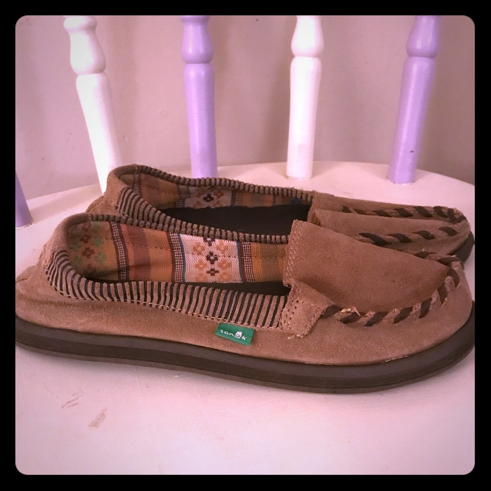 Sanuk loafers!