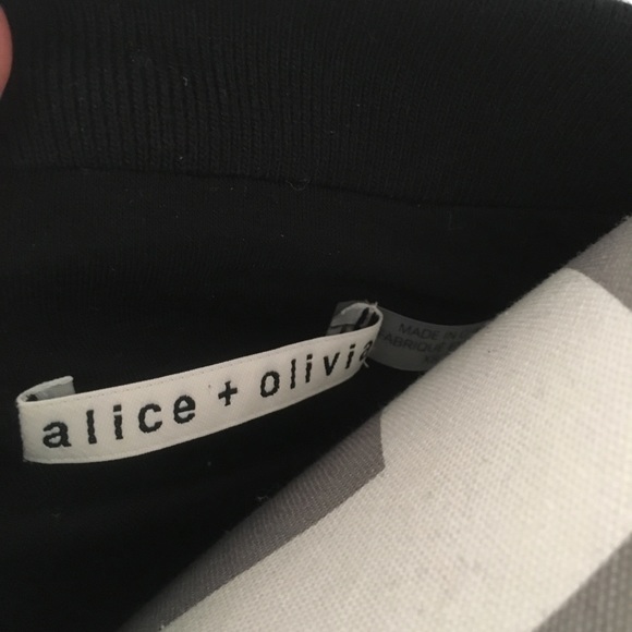 Alice+Olivia Black Floral & Bird Print Silk Jacket - Picture 8 of 8