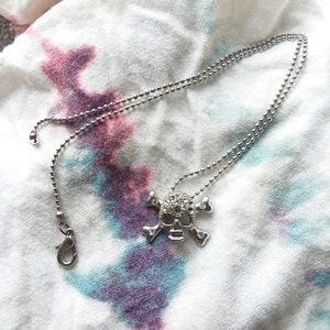 Skull and crossbones necklace