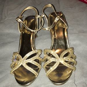 Gold heels