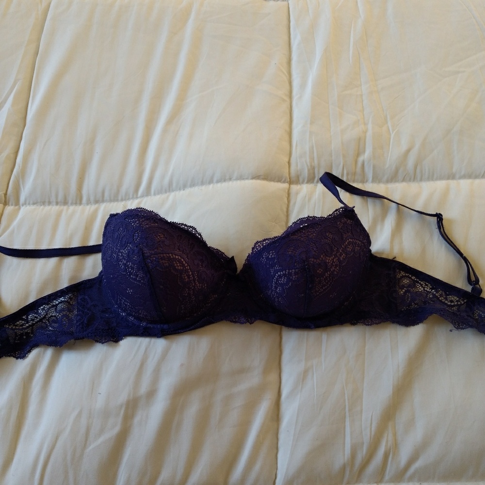 Lace push up bra