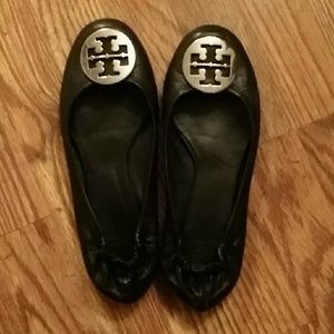 Black Tory Burch Flats