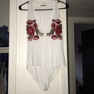 Floral body suit