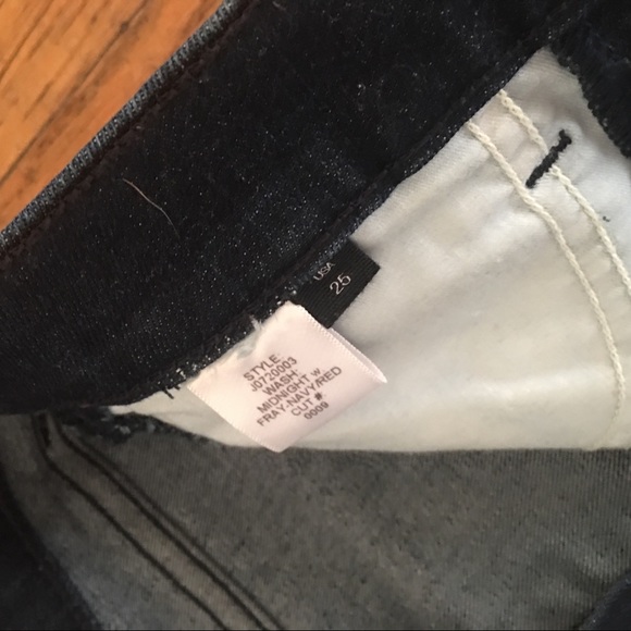 Veronica Beard Jeans with Red Stripe - 25 - Picture 4 of 6