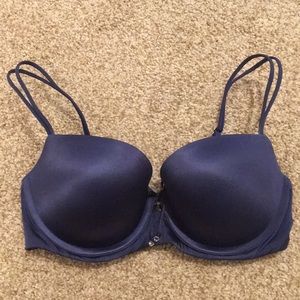 Navy Balconet Push Up Bra