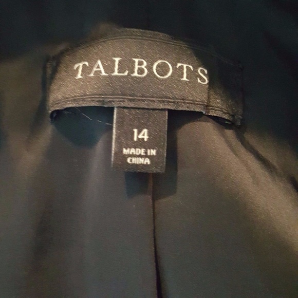 Talbots Gray Chambray Skirt SUIT 14 AX52 - Picture 7 of 8