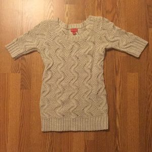 Ivory sweater with sparkle
