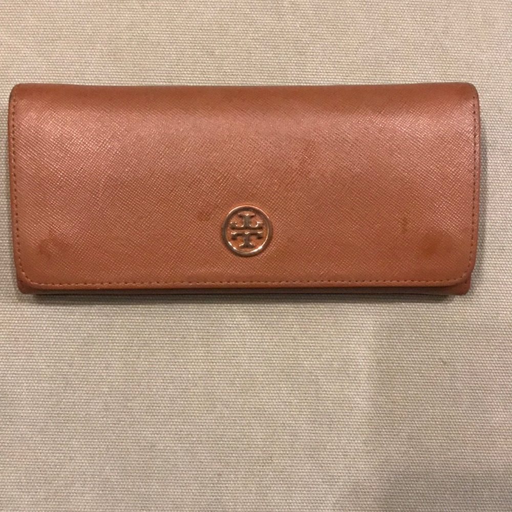 Tory Burch envelope brown wallet
