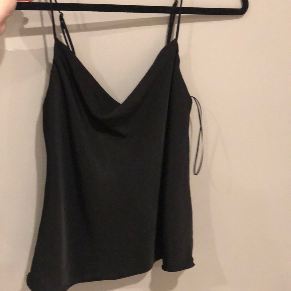 Silky black top