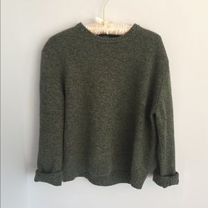 J.Crew Green Knit Sweater
