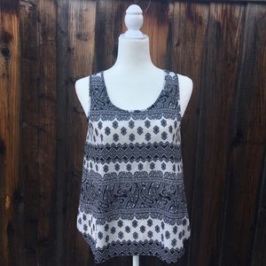 Black & White Blouse