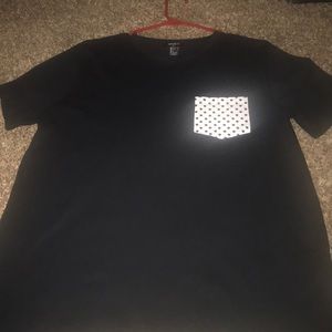 Forever 21 men’s Polk a Dot Pocket Tee
