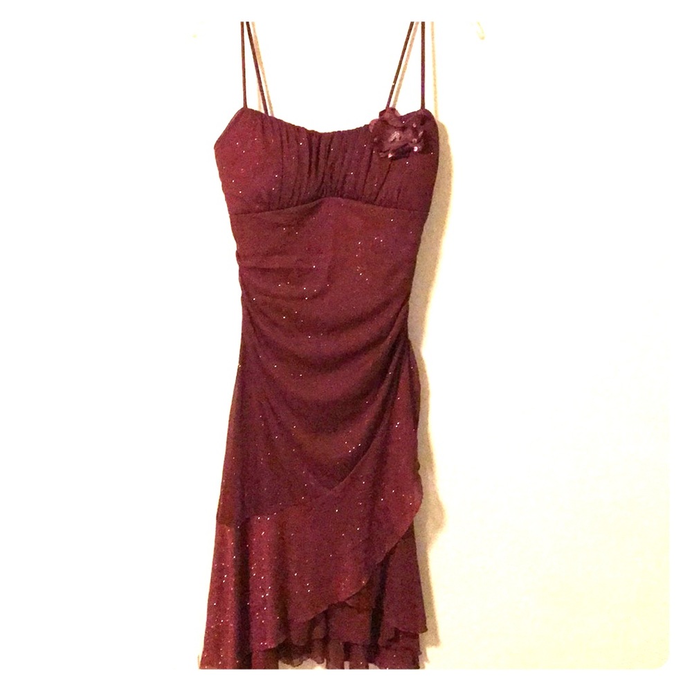 Beautiful dark red dress