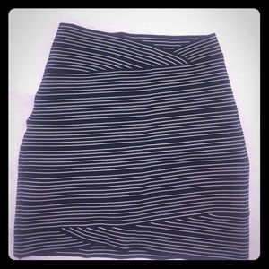 BCBG Bodycon Stripped Skirt