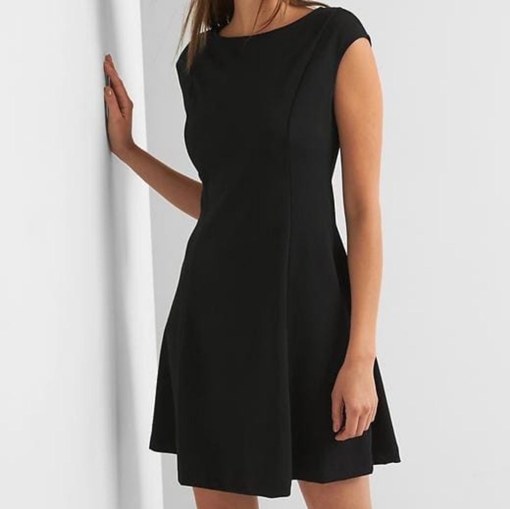 Ponte cap sleeve dress