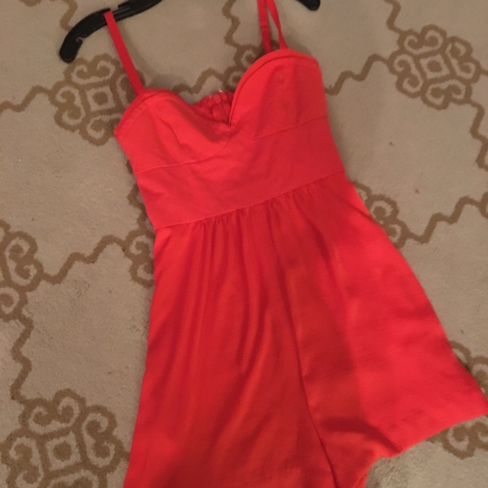 Red romper from BCBG