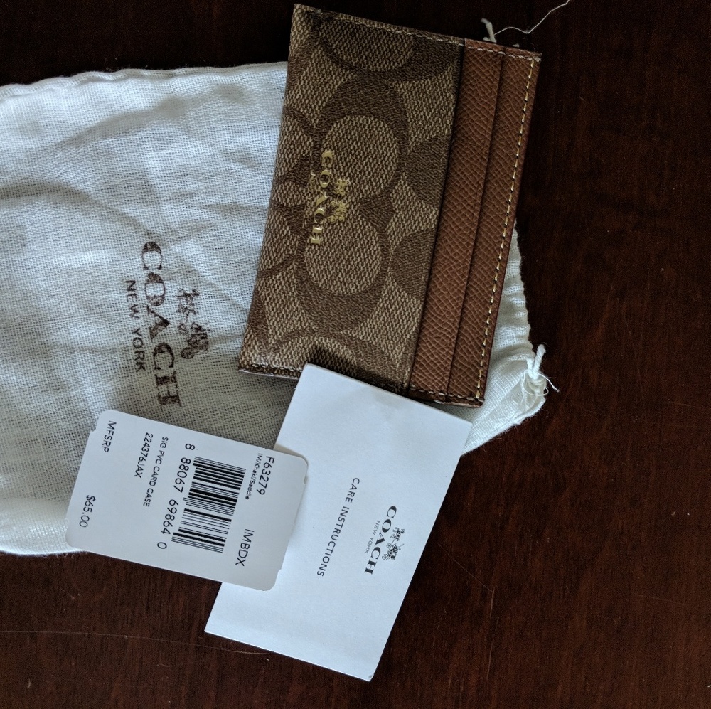 Coach card case