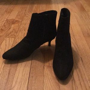 Impo Elanni Black Kitten Heel Boots, Size 11