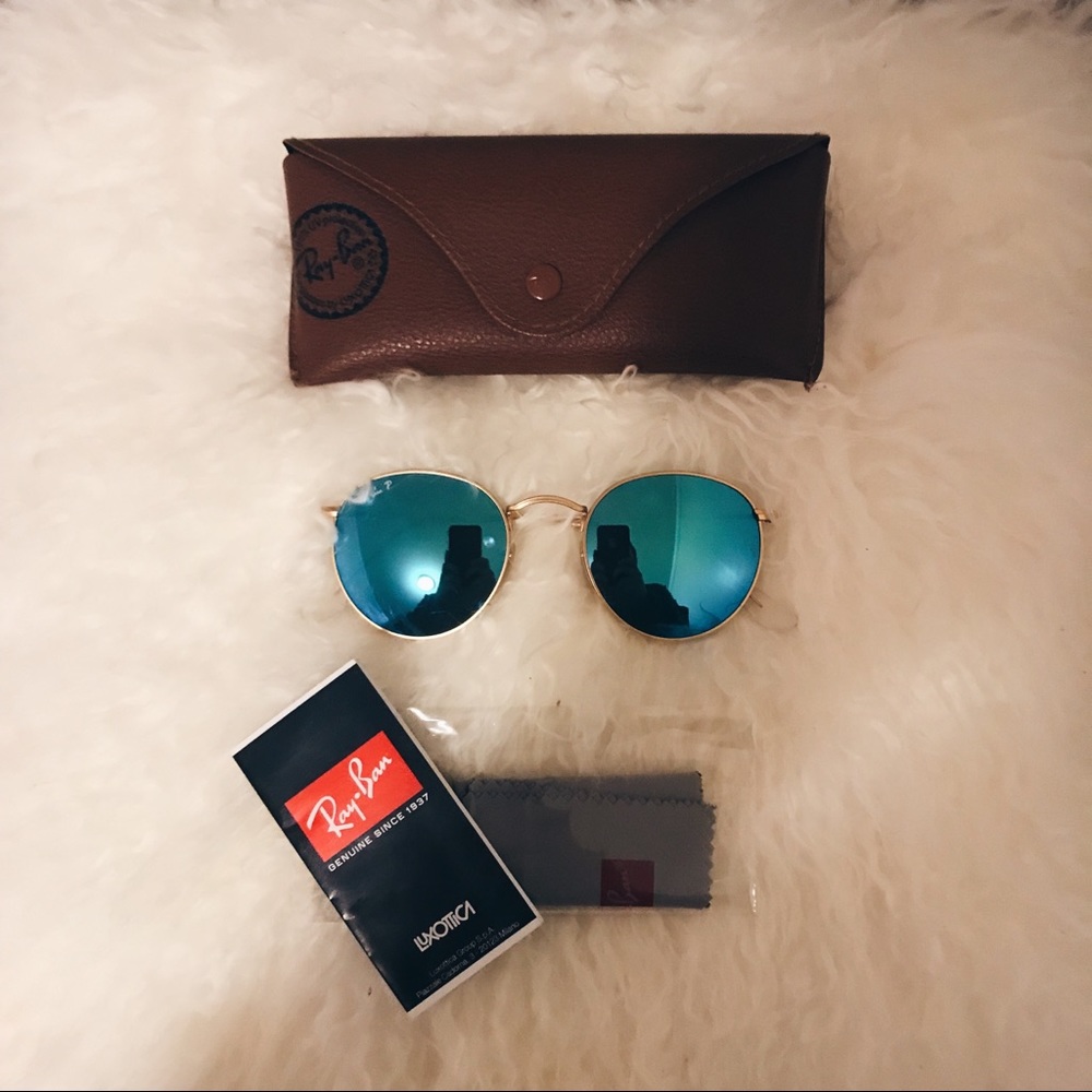 Ray Ban Round Sunglasses, Polarized