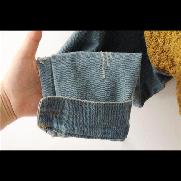 ❄️🍁SOLD SOLD Just In🍁❄️Loose Lightweight Patchwork Sweater - Picture 5 of 6