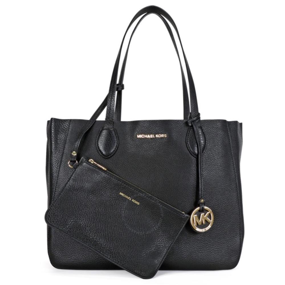 Michael Kors LARGE Mae Reversible Black&Gold Tote