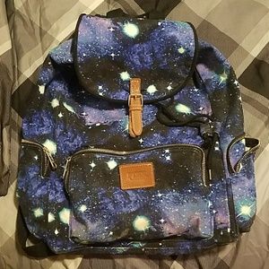Galaxy print backpack