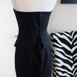 Black House White Market Peplum Cocktail Dress