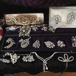 Vintage 1920’s rhinestone New Years Eve Ensemble