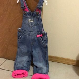 Denim overalls