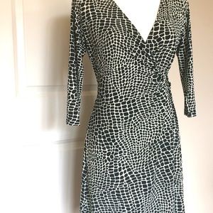 MAGGY L 8P Black & White Printed casual dress