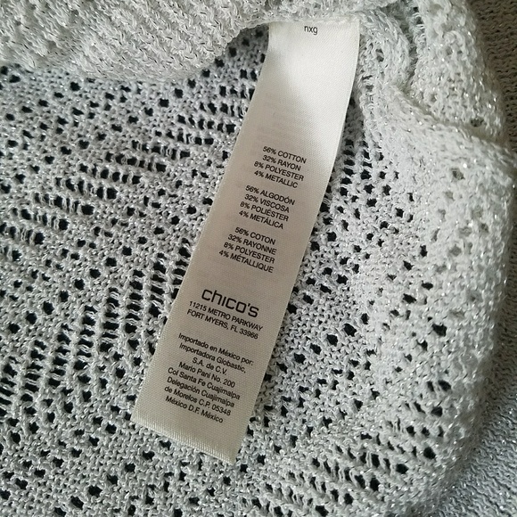 CHICO'S Shahara Pullover Sweater sz small - Picture 4 of 6