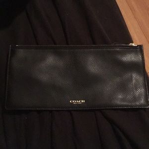 Coach leather pouch