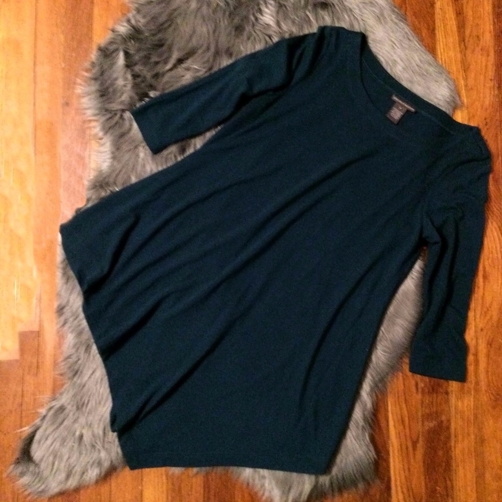 Chelsea & Theodore Asymmetrical Tunic Sweater