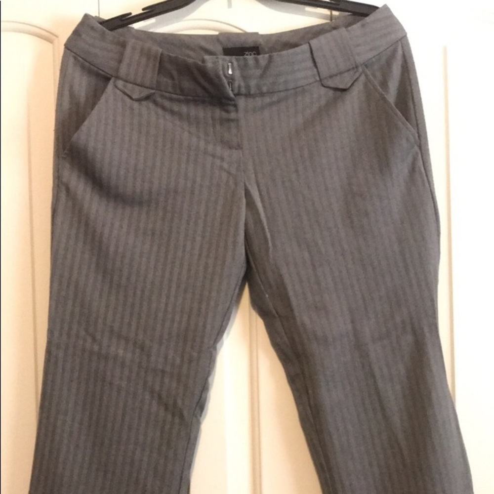 Gray capri pants