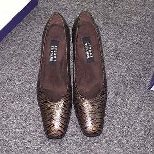 Stuart weitzman java brass calf