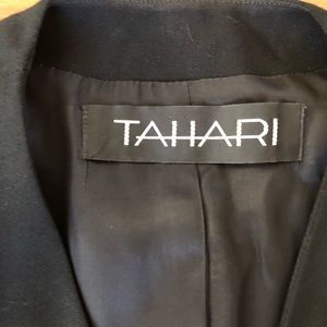 Tahari black wool dress. Size 2