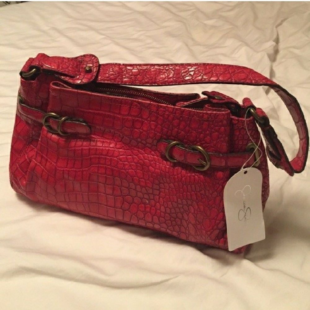 NWT. Red Jessica Simpson purse.