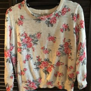 Floral Sweater
