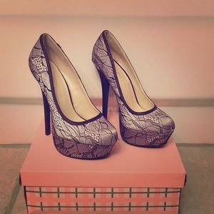 Wild Diva lace heels