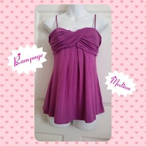 Rampage Tops - Rampage Pink/Purple Tank Top Rampage Tops - Rampage Pink/Purple Tank Top