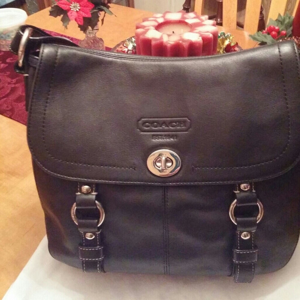 Authentic Coach Saddle Bag