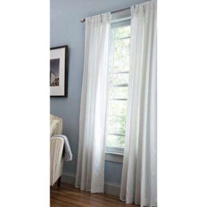 New White Martha Stewart 100% Cotton Curtains